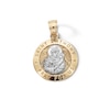 Thumbnail Image 1 of ​​​​​​​10K Solid Gold Saint Anthony Two-Tone Necklace Charm