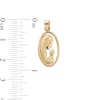 Thumbnail Image 4 of 10K Solid Gold Praying Lady Necklace Charm