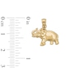 Thumbnail Image 4 of ​​​​​​​​​​​​​​10K Solid Gold Elephant Necklace Charm