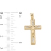 Thumbnail Image 4 of 10K Semi-Solid Gold CZ Crucifix Necklace Charm