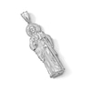 Thumbnail Image 3 of Semi-Solid Sterling Silver Saint Vincent Necklace Charm