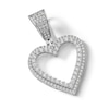 Thumbnail Image 3 of Sterling Silver CZ Heart Necklace Charm