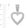 Thumbnail Image 4 of Sterling Silver CZ Heart Necklace Charm