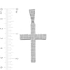 Thumbnail Image 4 of Sterling Silver CZ Cross Necklace Charm