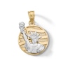 Thumbnail Image 1 of ​​​​​​​​​​​​​​10K Solid Gold Statue of Liberty Two-Tone Necklace Charm