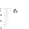 Thumbnail Image 2 of 14K Gold CZ Martini Studs