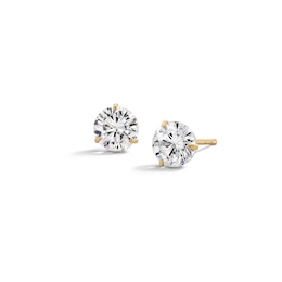 14K Gold CZ Martini Studs