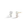 Thumbnail Image 0 of 10K Semi-Solid Gold CZ Graduated Studs