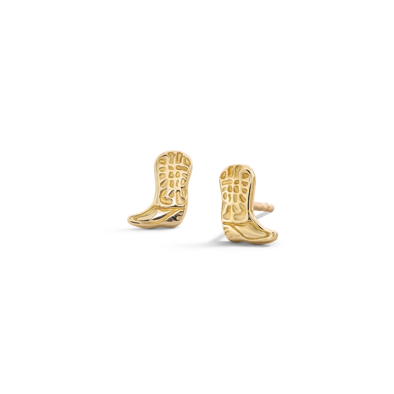 Main Image 1 of 10K Solid Gold Cowboy Boot Studs