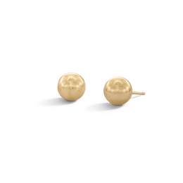 10K Hollow Gold Ball Studs