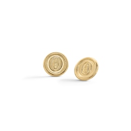 10K Solid Gold Our Lady of Guadalupe Studs