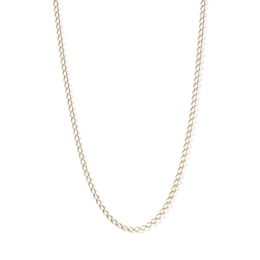 10K Solid Gold Oval Link Chain - 16&quot;