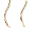 Thumbnail Image 2 of 10K Hollow Gold Diamond-Cut Curb Chain - 22&quot;