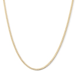 Child's 10K Hollow Gold Curb Chain - 15&quot;