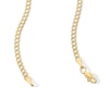 Thumbnail Image 2 of Child's 10K Hollow Gold Curb Chain - 15&quot;