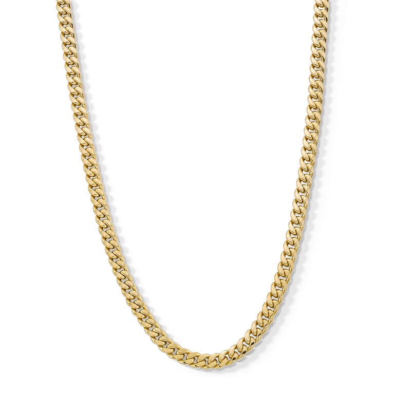 Main Image 1 of 10K Semi-Solid Miami Cuban Chain - 24&quot;