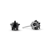 Thumbnail Image 1 of Sterling Silver Black CZ Star Studs