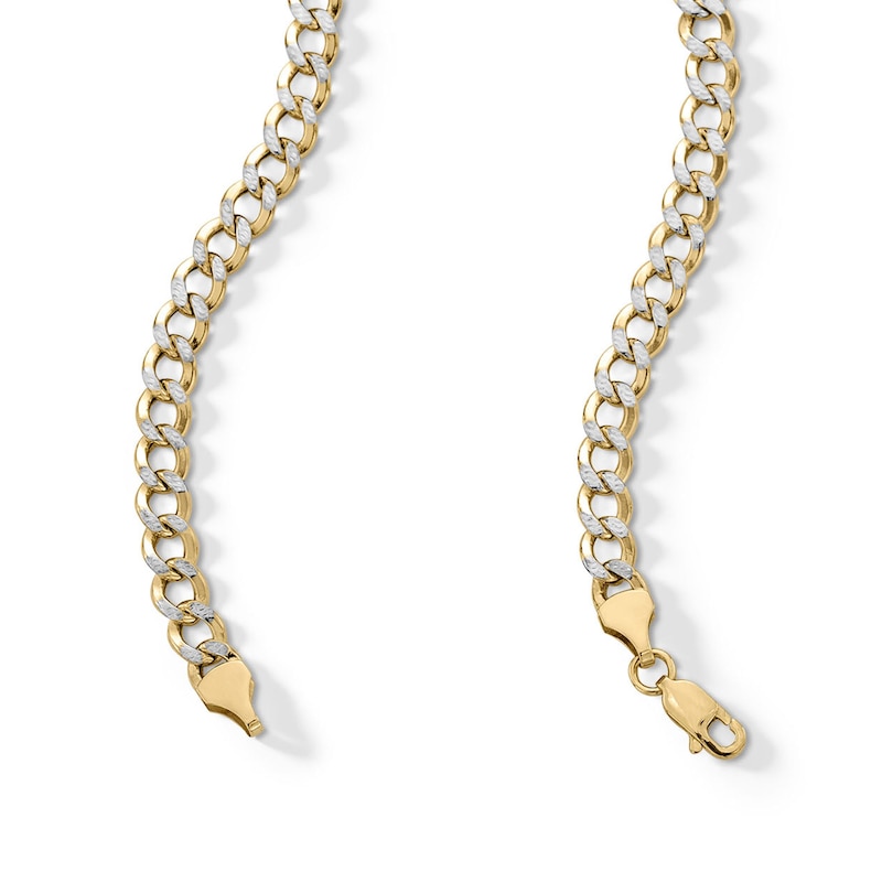 Main Image 2 of ​​​​​​​10K Semi-Solid Pavé Cuban Chain - 18&quot;