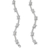 Thumbnail Image 3 of ​​​​​​​Sterling Silver CZ Barbed Wire Necklace - 20&quot;