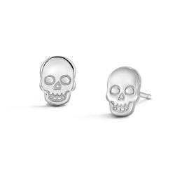 Sterling Silver Skull Studs