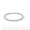 Thumbnail Image 2 of Sterling Silver Mariner Chain Bracelet Made in Italy - 8.5&quot;