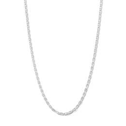 Sterling Silver Diamond-Cut Valentino Chain Made in Italy - 20&quot;