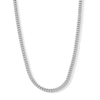 Thumbnail Image 1 of Sterling Silver Round Curb Chain Made in Italy - 20&quot;