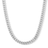 Thumbnail Image 1 of Sterling Silver Cuban Chain Made in Italy - 24&quot;