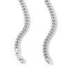 Thumbnail Image 3 of Sterling Silver Cuban Chain Made in Italy - 24&quot;