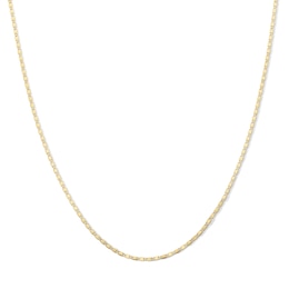 10K Solid Gold Valentino Chain Made in Italy - 18&quot;