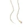 Thumbnail Image 2 of 10K Solid Gold Saturn Snake Chain Necklace - 18&quot;