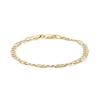 Thumbnail Image 1 of Child's 10K Solid Gold Love Link Chain Bracelet - 6&quot;