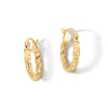 Thumbnail Image 1 of 10K Hollow Gold Twisted Hoops