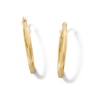 Thumbnail Image 1 of 10K Hollow Gold Squared Hoops