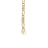 Thumbnail Image 3 of 10K Solid Gold Diamond-Cut Figaro Chain Bracelet Made in Italy - 8.5&quot;