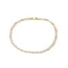 Thumbnail Image 1 of ​​​​​​​10K Solid Gold Valentino Chain Bracelet Made in Italy - 7.5&quot;