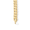 Thumbnail Image 3 of 10K Hollow Gold Diamond-Cut Cuban Chain Bracelet Made in Italy - 7.5&quot;