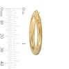 Thumbnail Image 2 of 10K Hollow Gold Hoops