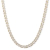 Thumbnail Image 1 of 10K Solid Gold Diamond-Cut Mariner Chain Made in Italy - 22&quot;