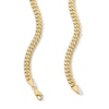 Thumbnail Image 3 of 10K Semi-Solid Gold Cuban Chain Made in Italy - 22&quot;