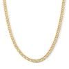 Thumbnail Image 1 of 10K Hollow Gold Flat Cuban Chain Made in Italy - 20&quot;