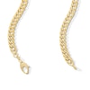 Thumbnail Image 2 of 10K Hollow Gold Flat Cuban Chain Made in Italy - 20&quot;