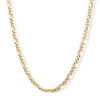 Thumbnail Image 1 of 10K Hollow Gold Round Box Chain Made in Italy - 20&quot;