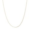 Thumbnail Image 1 of 10K Solid Gold Diamond-Cut Stamp Mirror Chain Made in Italy - 16&quot;