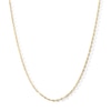 Thumbnail Image 1 of 10K Solid Gold Diamond-Cut Mariner Chain Made in Italy - 18&quot;