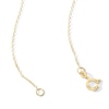 Thumbnail Image 2 of 10K Solid Gold Rose Station Chain Necklace Made in Italy - 18&quot;