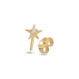 Birthstone Star Single Stud