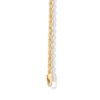 Thumbnail Image 2 of ​​​​​​​10K Hollow Gold Glitter Rope Chain Bracelet - 8&quot;