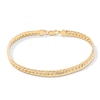 Thumbnail Image 1 of 10K Semi-Solid Gold Tight Curb Chain Bracelet - 8.5&quot;