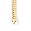 Thumbnail Image 2 of 10K Semi-Solid Gold Tight Curb Chain Bracelet - 8.5&quot;